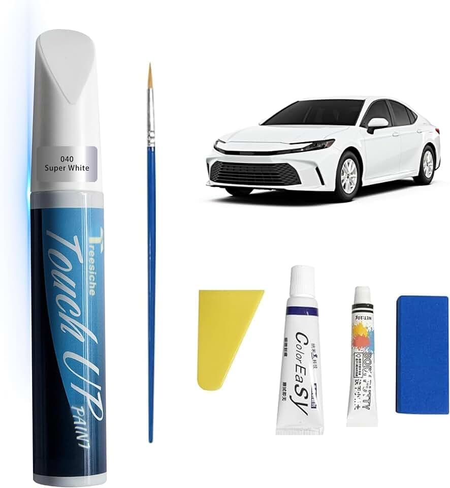 Super White 040 Touch Up Paint for Toyota Exact Match