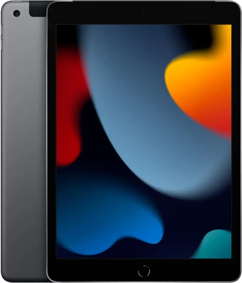 Apple 2021 iPad 9th Gen (10.2 inch, Wi-Fi + Cellular, 64GB) Space Gray (Renewed Premium)