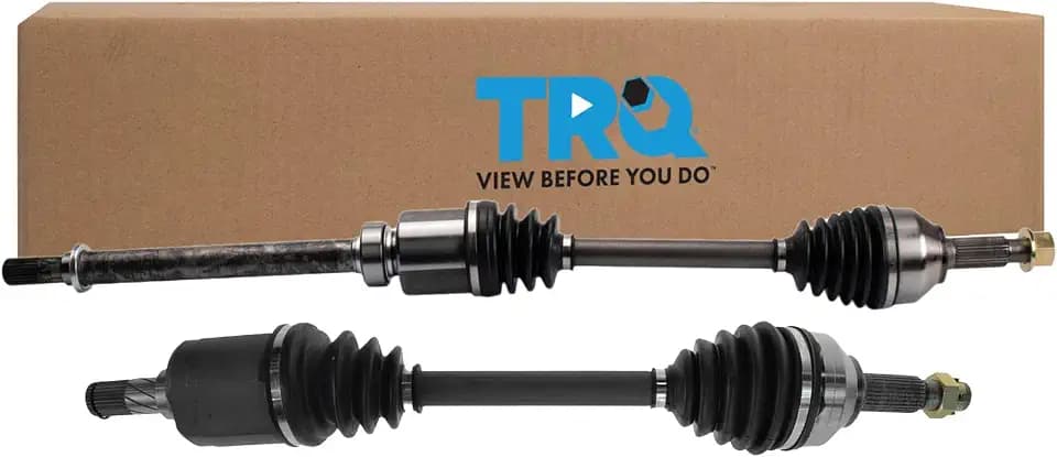 TRQ Front 2 Piece CV Axle Shaft Assembly Set