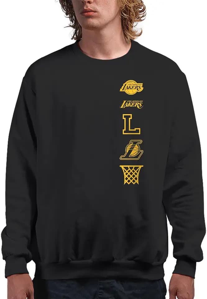 Junk Food NBA - Stacked Logo Adult Crewneck