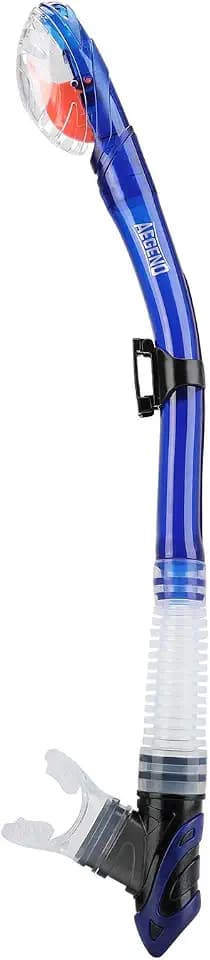 Aegend Diving Dry Snorkel for Adult Youth with Purge Valve, Flexible Tube