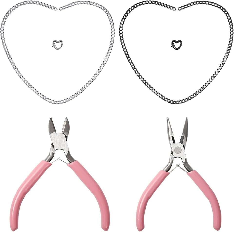 HERSIN Permanent Bracelet Kit – Locking Heart Clasp DIY Bracelet Set for Couples, Friends, and Family – Unique Jewelry Valentine's Day