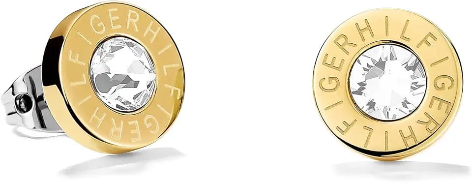 Tommy Hilfiger Jewelry Ohrstecker für Damen aus Edelstahl mit Kristallen verziert