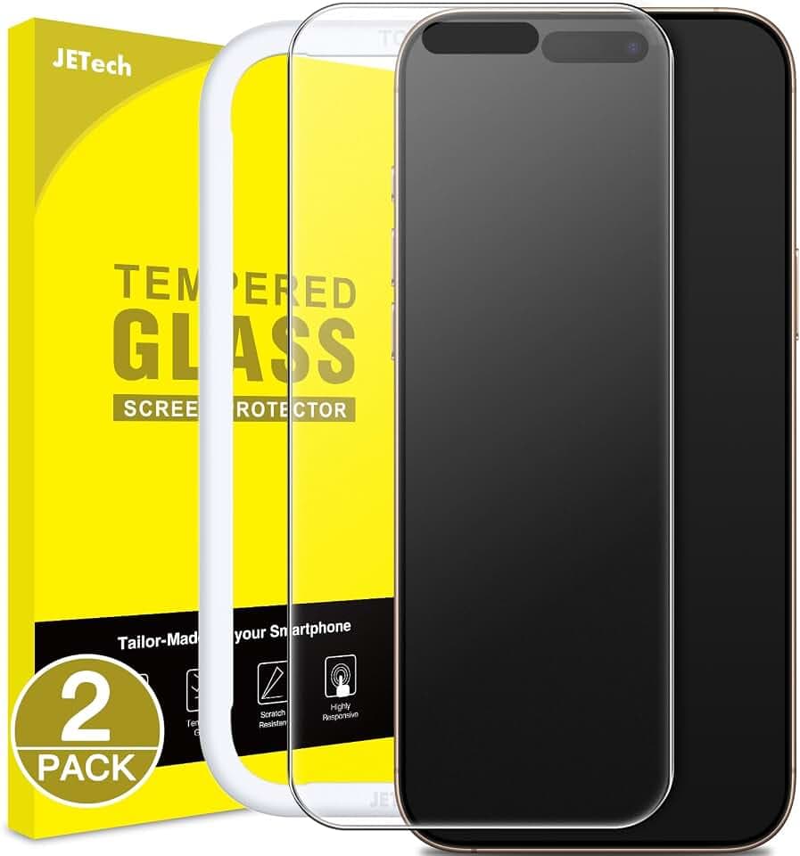 JETech Matte Screen Protector for iPhone 16 Pro Max, 2-Pack