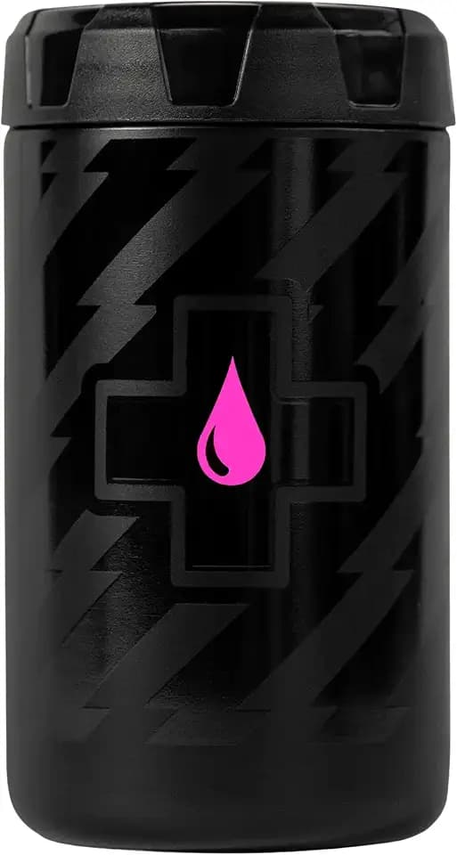 Muc-Off 326 Werkzeugflasche, wasserdicht, für Fahrradwerkzeuge und Ersatzschläuche, passt in jeden Standard-Fahrradflaschenhalter, schwarz