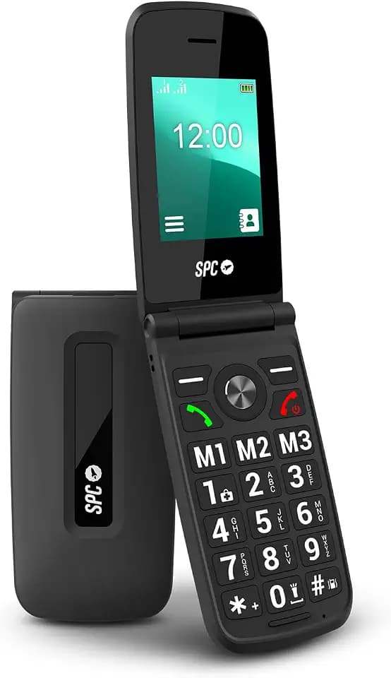 SPC Titan - Seniorenhandy mit großen Tasten, Schwarz