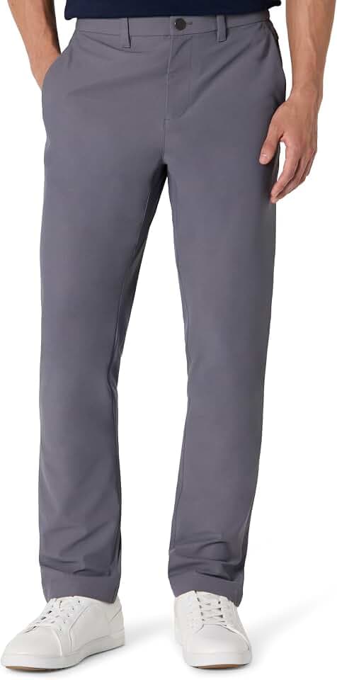 Amazon Essentials Herren Knitterresistente Stretch-Hose