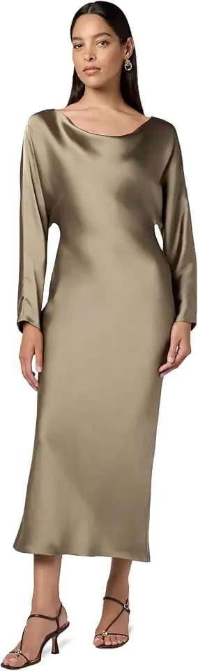 Norma Kamali Women's Dolman Maria Dress to Midcalf