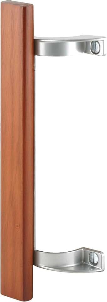 Prime-Line C 1189 Sliding Glass Door Pull Handle, Wood