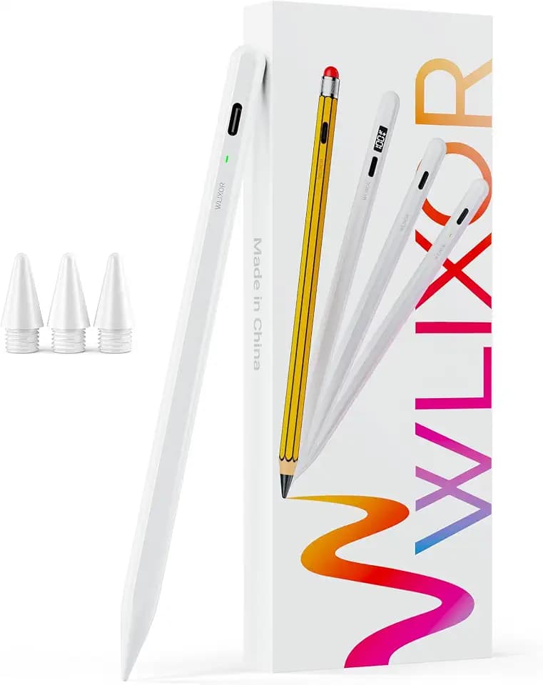 Stylus Pen for iPad 2018-2026, USB-C 15 Min Fast Charging