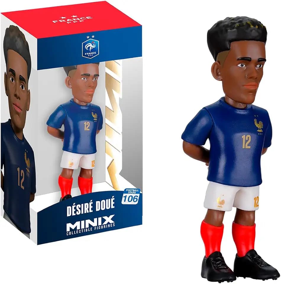 MINIX - Football Stars - Weltmeisterschaft #106 - Frankreich - Doué - Sammelfigur 12 cm