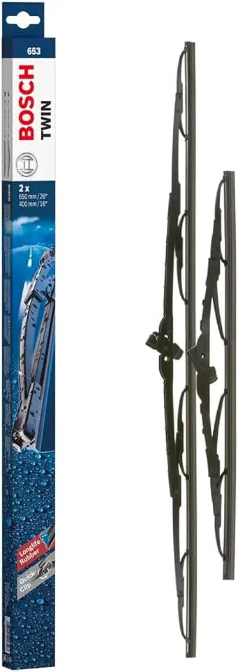 Bosch 3397118324 Wischblatt , Scheibenwischer Twin 653, Länge: 650mm/400mm – Set für Frontscheibe
