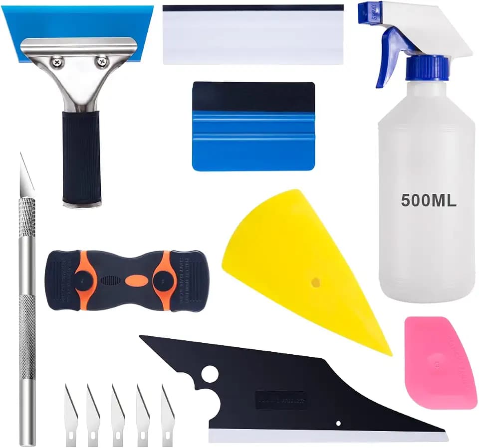 Luxiv Car Window Tint Application Tool Kit, 9P Glass Film Installing Tool