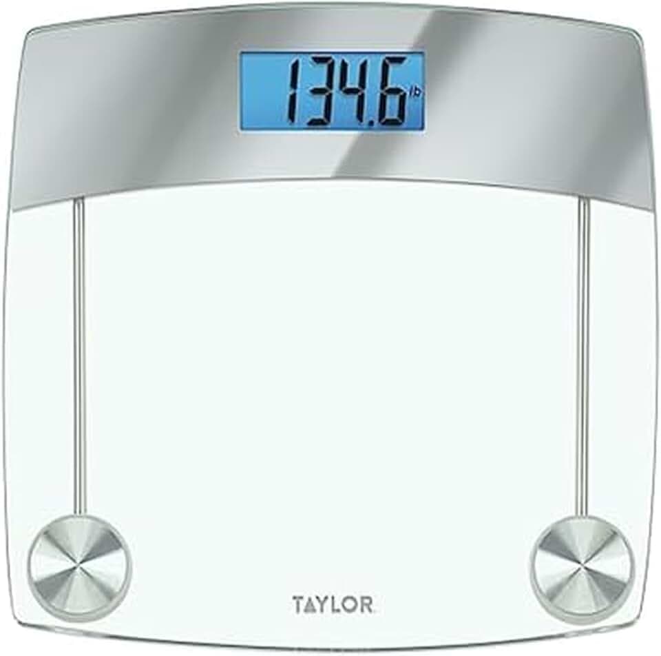 Taylor Digital Scale for Body Weight, 440 lbs, Stainless Steel Accents