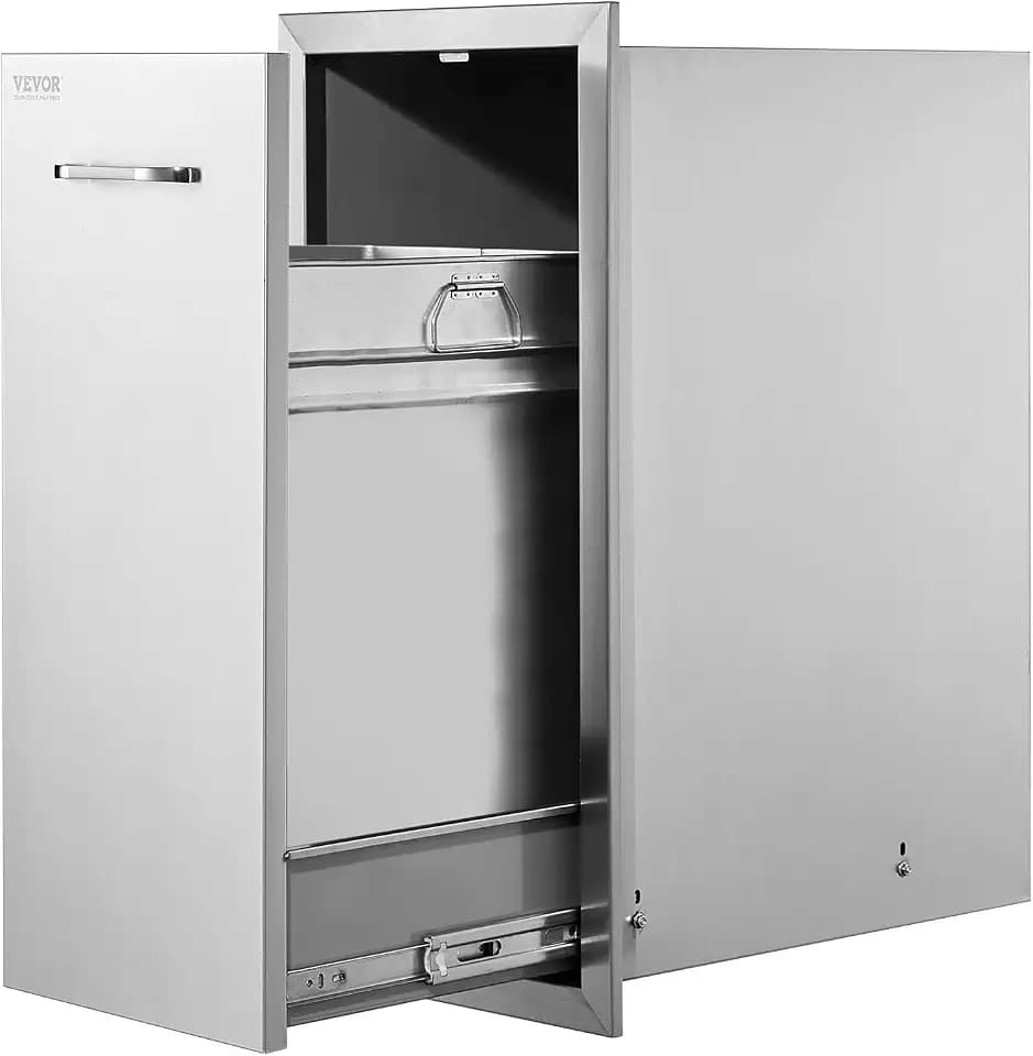VEVOR Outdoor Kitchen Drawers 13.4"W x 25.7"H x 19.6"D Stainless Steel