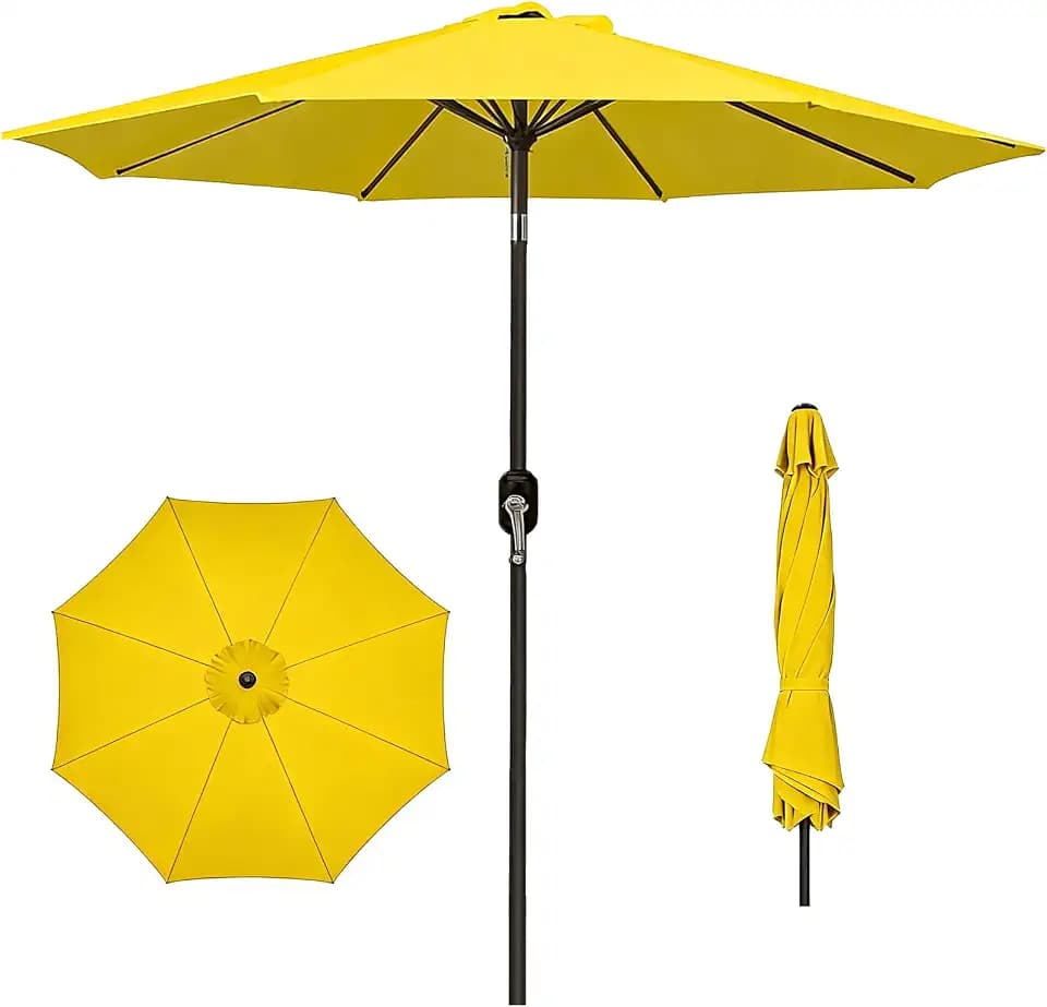 15FT Double-Sided Patio Umbrella with Base Included