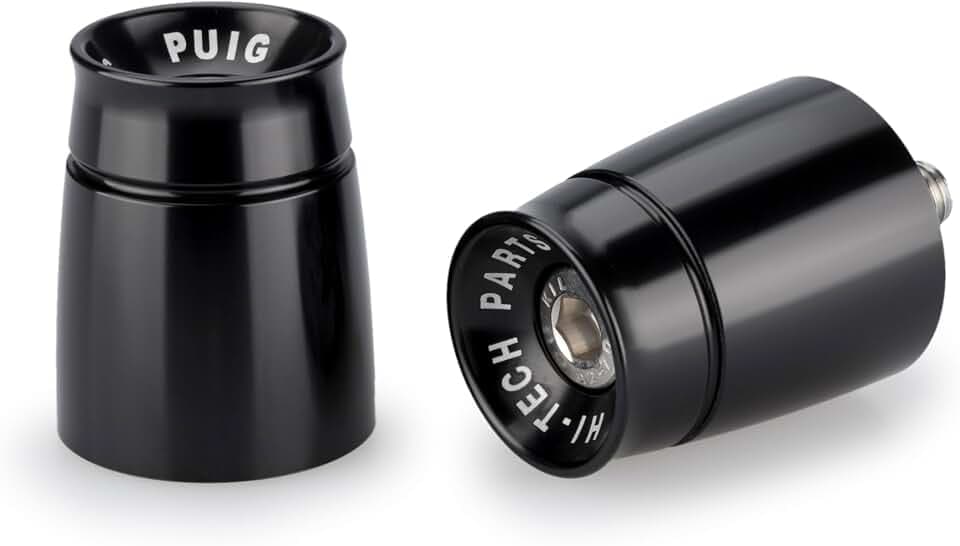 Puig 22095N Lenkergewichte Sport CNC-gefräst, Schwarz