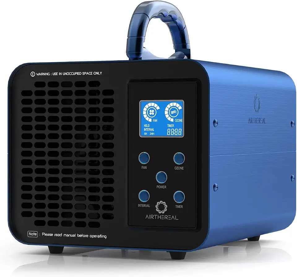 Airthereal MA10K-PRODIGI Ozonmaschine, Hochleistungs-Ozongenerator zur Geruchsentfernung – O3-Luftionisierer für große Räume, Autos und Rauch – Einstellbare Leistung und Timer für Räume jeder Größe