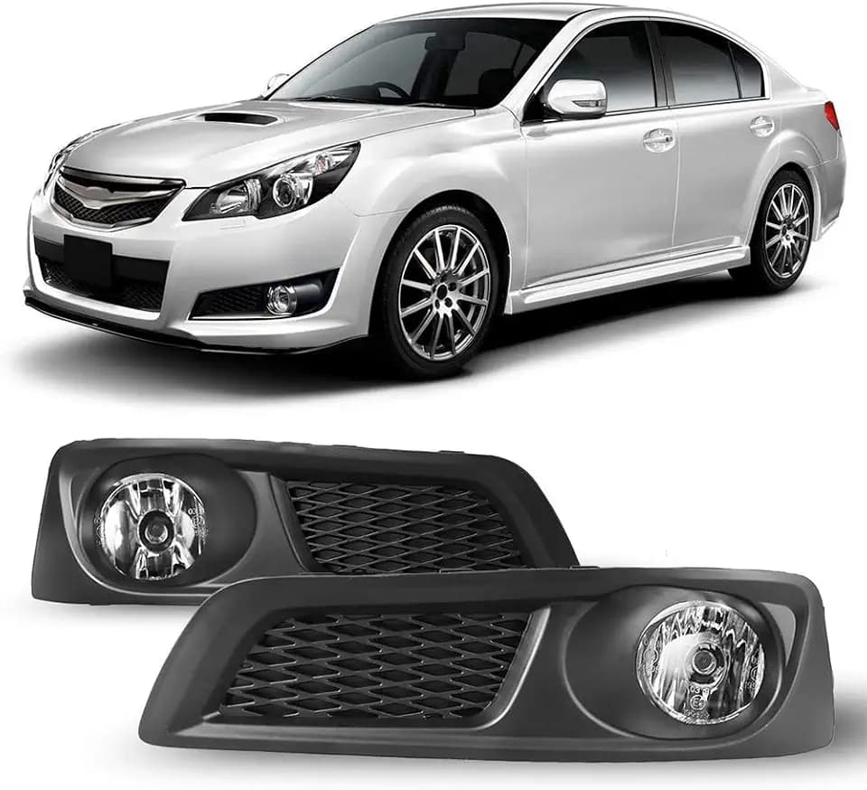 CPW Fog Lights Assembly for 2010-2012 Subaru Legacy Driver&Passenger Side