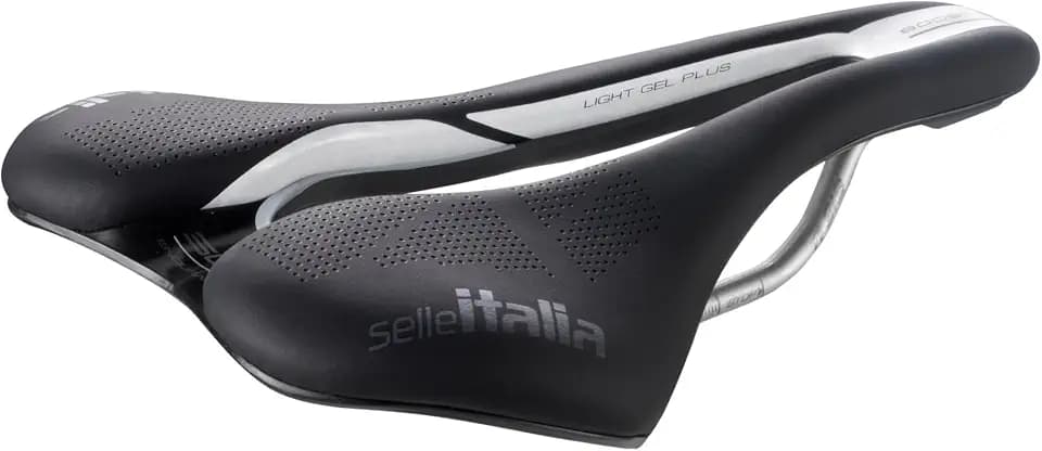 Selle Italia SLR Boost Endurance TI 316 Superflow - Rennrad, Gravel & Reisefahrradsattel, bequem mit Gel & Superflow Loch, TI 316 Rahmen