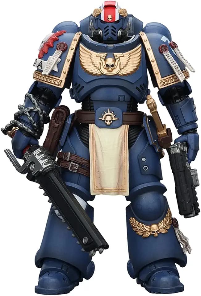 Warhammer 40K Ultramarines Titus with Laurels of Victory 1:18 Scale Action Figure