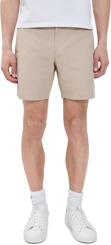 Theory Men's Hanson Twill Zaine Shorts 7"