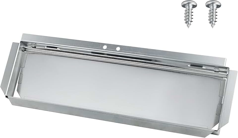 WB06X10436 Compatible with GE Microwave Vent Damper Kit, Replaces 942574 EA651224 PS651224 WB06X0388, Microwave Exhaust Vent Kit for JVM1430BD002 JVM1440BD003, Includes 2 Screws, 1 Pack