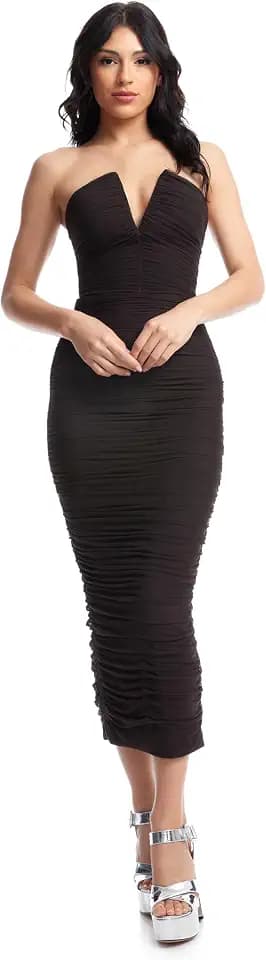 Dress The Population Women's Ferra Bodycon Midi Dress