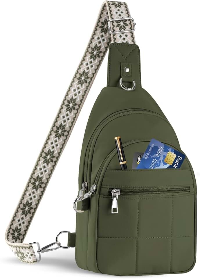 Anti Theft Crossbody Bags for Women,RFID Blocking Sling Bag