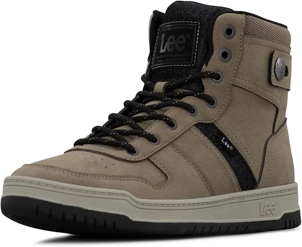 Lee Men's Noah High-Top Retro Sneaker