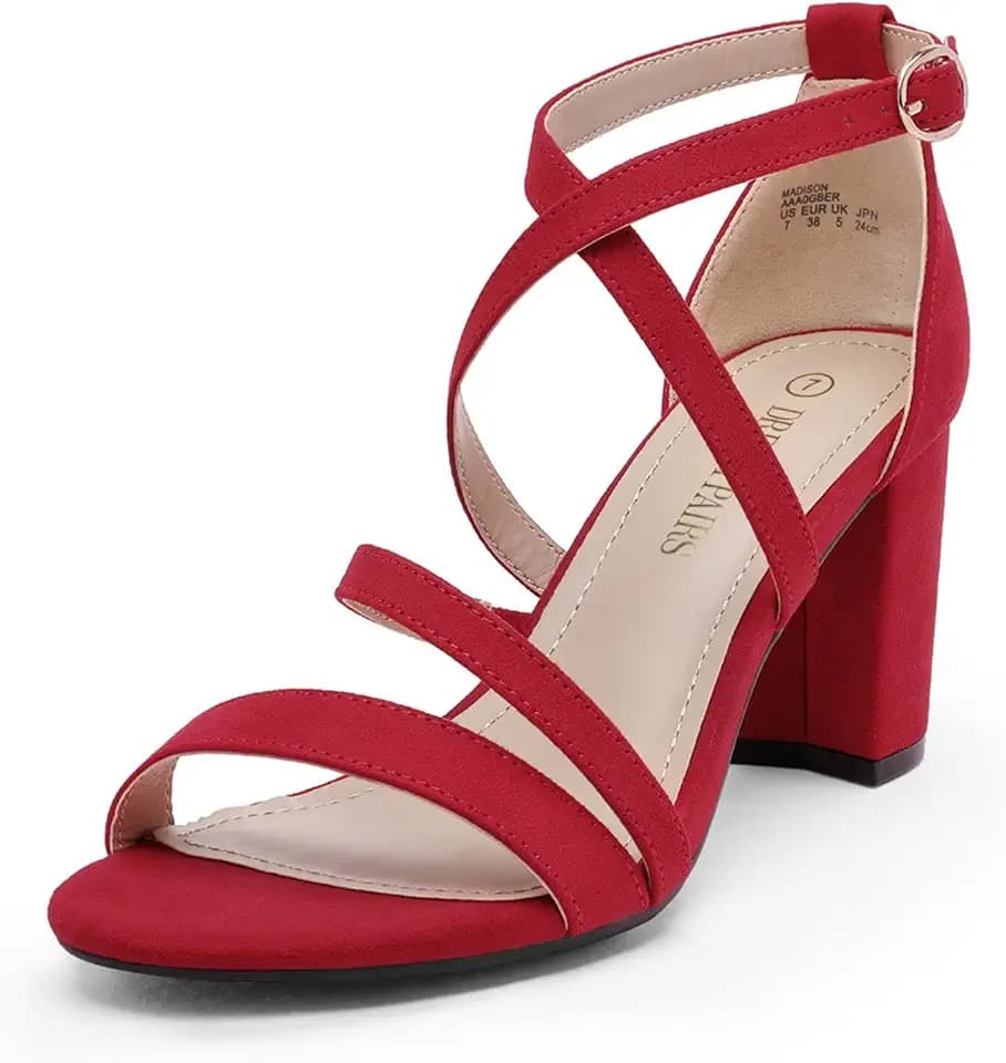 DREAM PAIRS Women's Block Chunky Heels Sandals