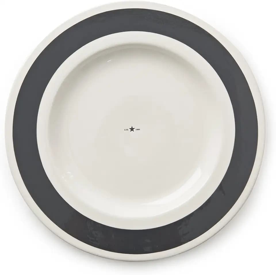 Lexington 10008006 7000-ONE Steingut-Platte, grau 35cm x 35cm x 3cm