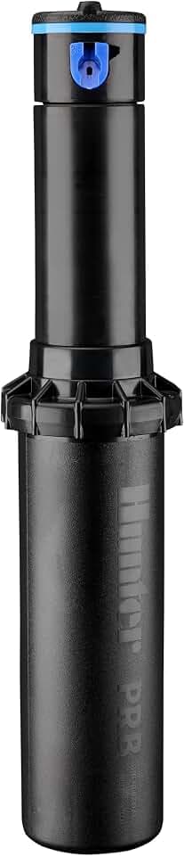 Hunter PGP Ultra Rotor Sprinkler Head, 4" Pop-Up, ¾ Inch Inlet, Pressure-Regulated Body, 3.0 Nozzle Installed, Adjustable Arc 50° to 360°, Lawn Sprinkler, 17'– 46' Spray Distance