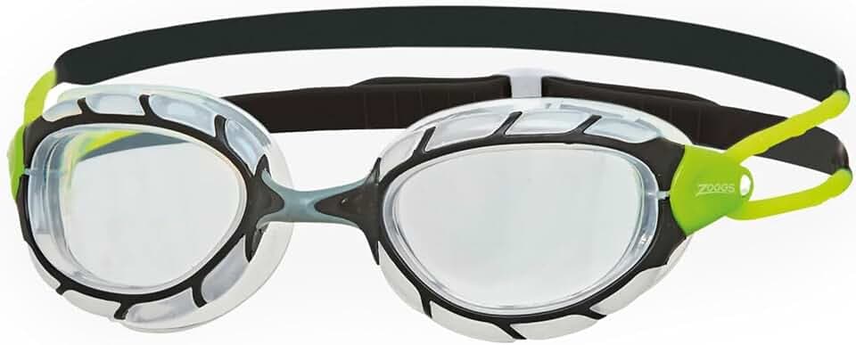 Zoggs Predator Schwimmbrille Erwachsene – UV-Schutz, Anti-Beschlag Gläser, Schnellverstellbare Komfort-Bänder, Ultra Fit Dichtung, Schwimmbrille für Training & Freizeit