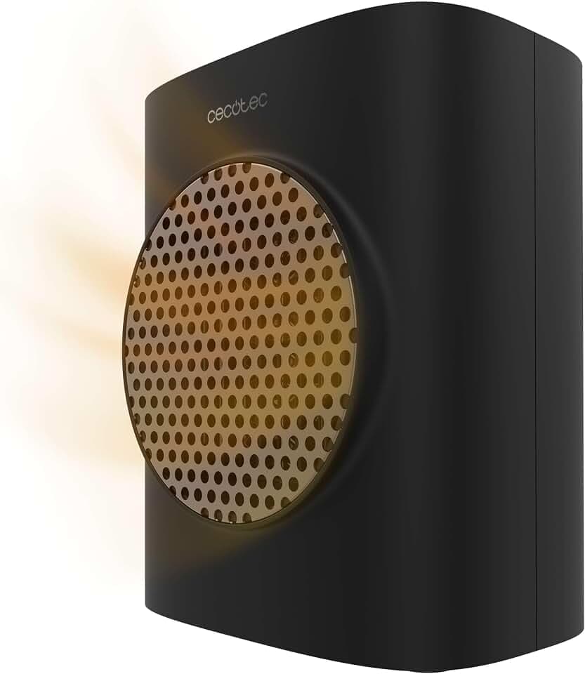 Cecotec Tischkeramikheizer ReadyWarm 1570 Max Ceramic Smart. 1500 W, Keramiktechnologie, Touchscreen, Einstellbarer Thermostat, 3 Betriebsmodi, Timer, Automatische Abschaltung