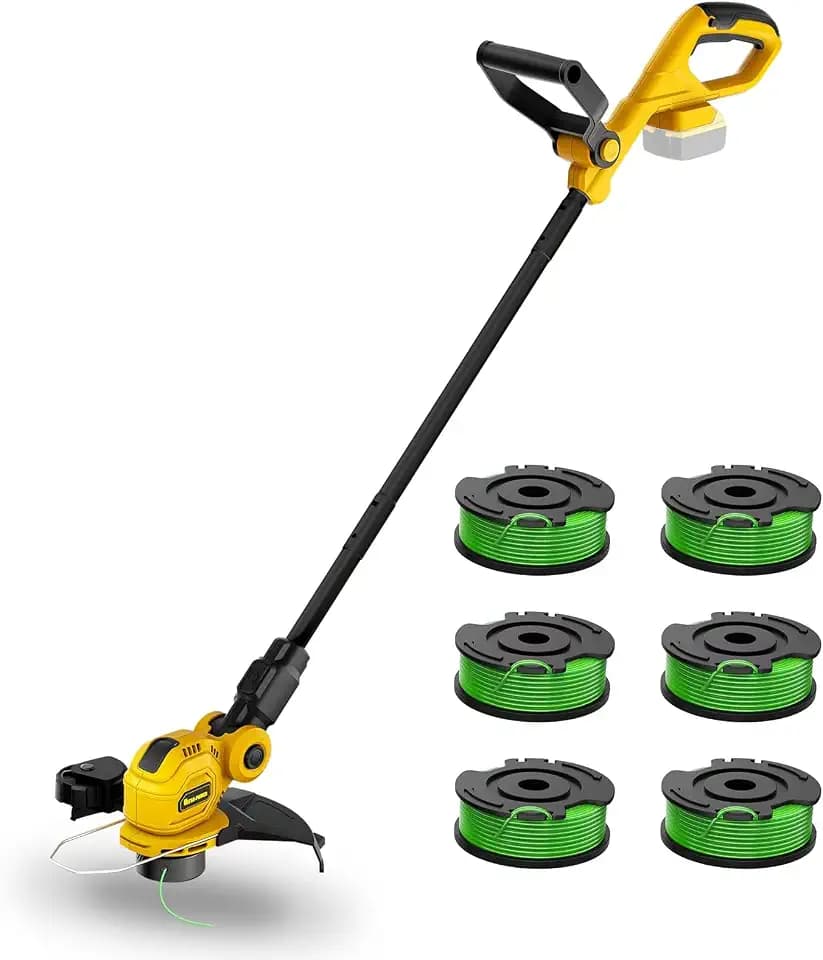 12-Inch Cordless String Trimmer for Dewalt 20V Battery Tool Only