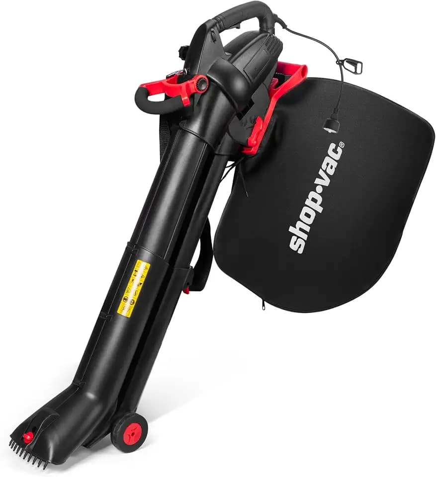Shop-Vac 3 in 1 Electric Leaf Blower, Vacuum & Mulcher for Lawn Care