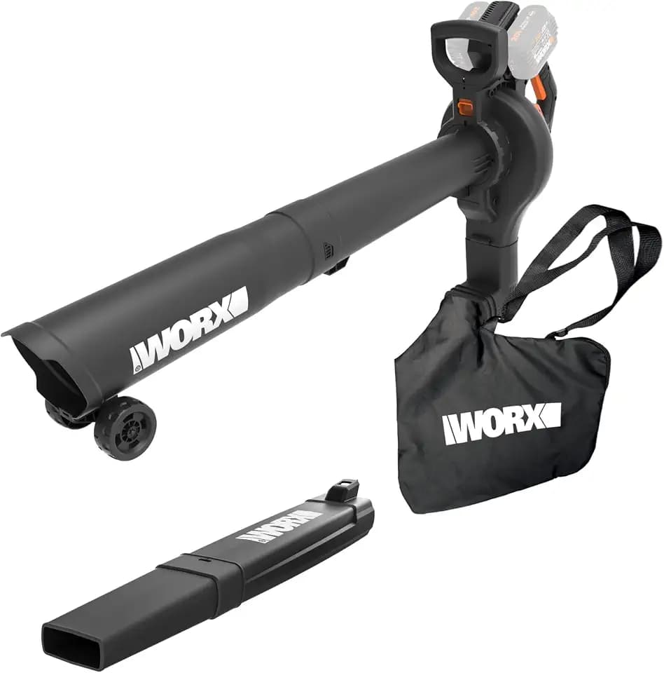 WORX 40V 3-in-1 Cordless Leaf Blower/Leaf Vacuum/Leaf Mulcher, WG583.9
