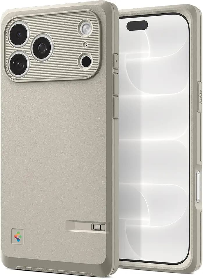 Spigen iPhone 18 Pro Max / 17 Pro Max Hülle Classic LS MagFit -Stone