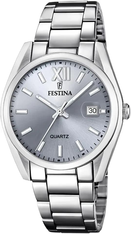 Festina Mens Stainless Steel Watch with Steel Bracelet F20683/1