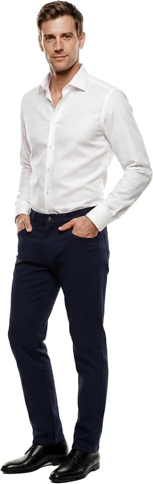 Marvelis Herren Businesshemd Body-Fit,Einfarbig,New York Kent