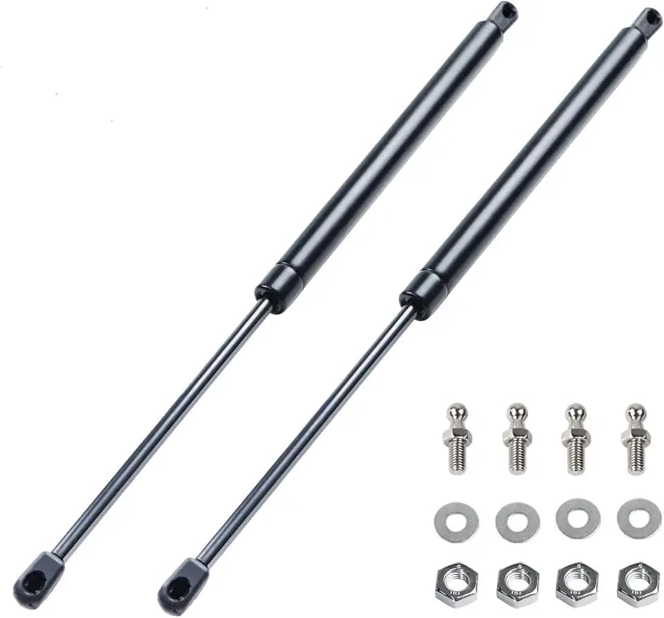 20 inch 60 Lbs(267N) Lift Support Gas Shocks Struts Hydraulics Piston Lid Stay Springs Rod for Window Cabinet Truck Cap Travel Trailer Bed Heavy Duty Tool Box Lid Top RV
