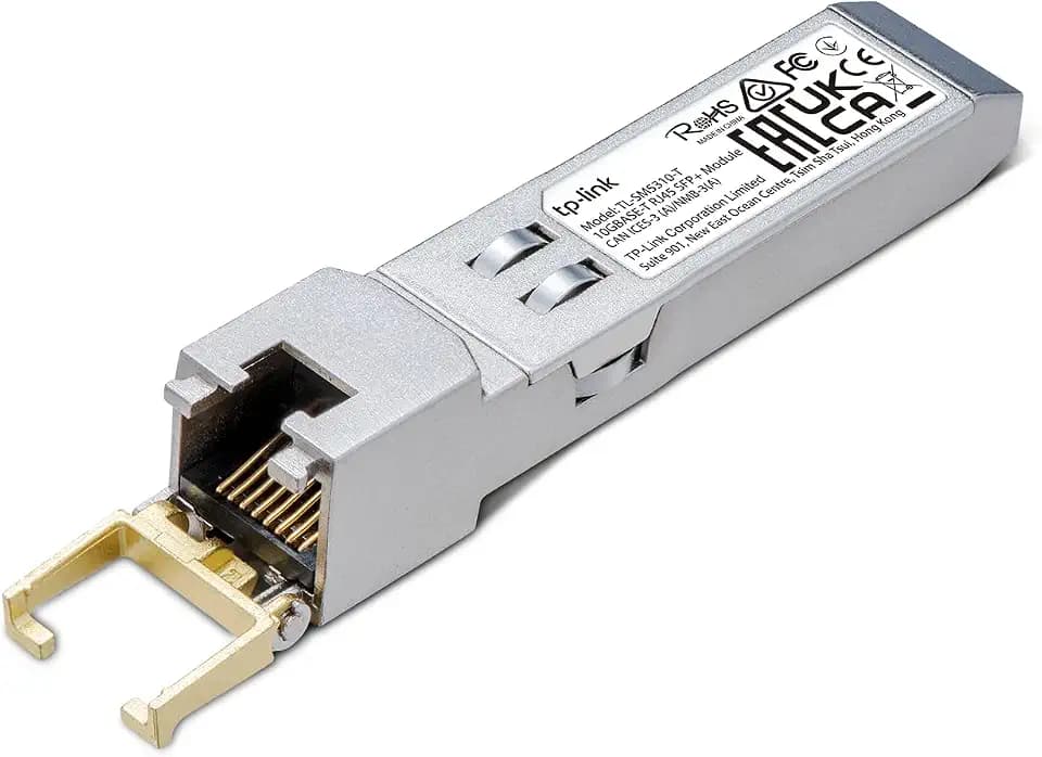 Omada 10G Base-T SFP+ to RJ45 Module, Universal Compatible(SM5310-T)