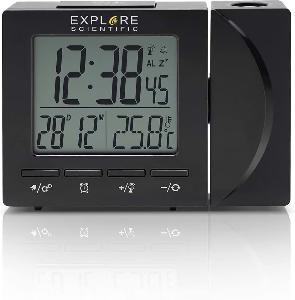 Explore Scientific Radio Controlled Projection Clock