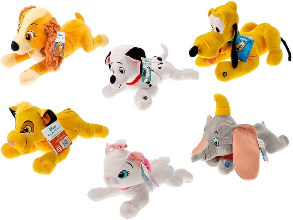 Disney - Plüschtier Avec Sons 45 cm, Mehrfarbig (502-DCL9271ASS)