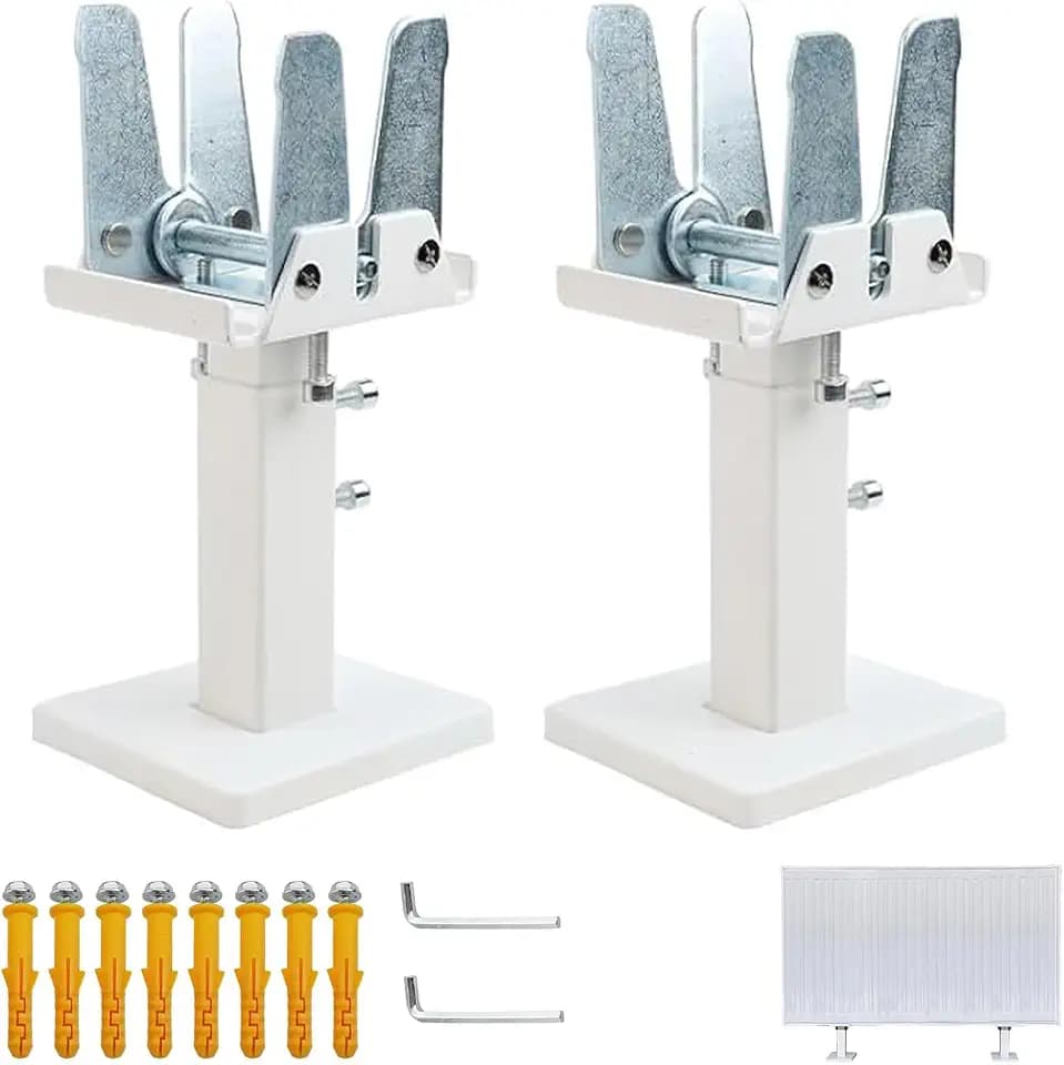 Heizkörper Halterung, 2 Stück Heizkörper-Bodenständer, 14-21cm Verstellbare
