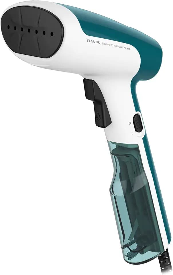Tefal Access Steam First Dampfbürste – Handdampfer und Steamer mit 1300 W, kurze Aufheizzeit, ultra-effektiver Dauerdampf, leicht tragbar, zum schnellen Glätten von Kleidung ohne Bügelbrett