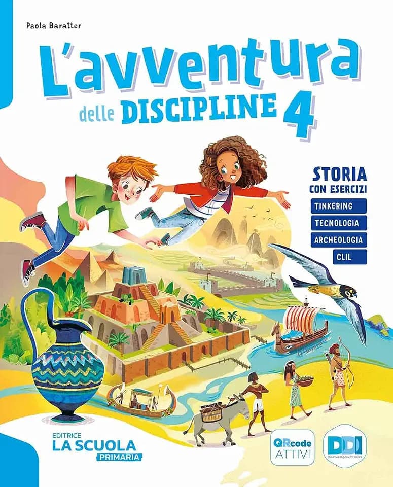 L'avventura delle discipline. Storia con esercizi, Geografia con esercizi, Quaderno delle prove, Atlante di Storia, Geografia, Scienze 4-5, Educazione ... la 4 ͣ classe della Scuola elemen... (Vol. 1)