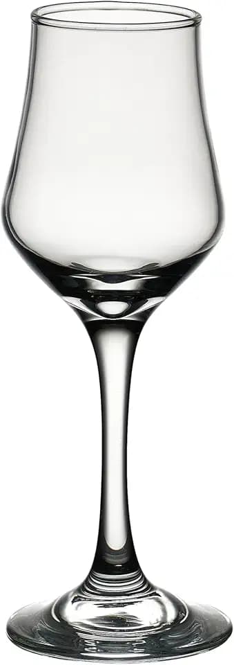 Set 6 Stück - Grappa Gläser - Schnapsgläser mit Stiel - Spülmaschinenfest
