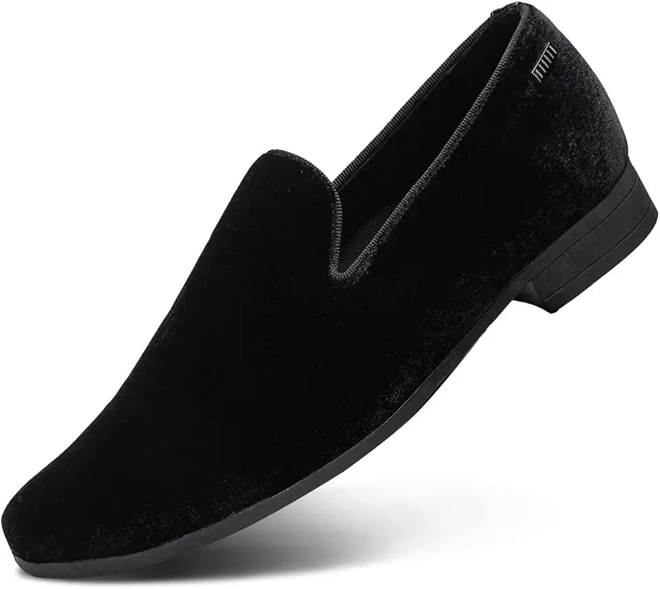 ALLY UNION MAKE FORCE Mens Loafers Dress Slip on Party Wedding Penny Smoking Shoes